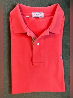 Southern Tide “The Shipjack Polo”, Peach, Size: L. (6425)